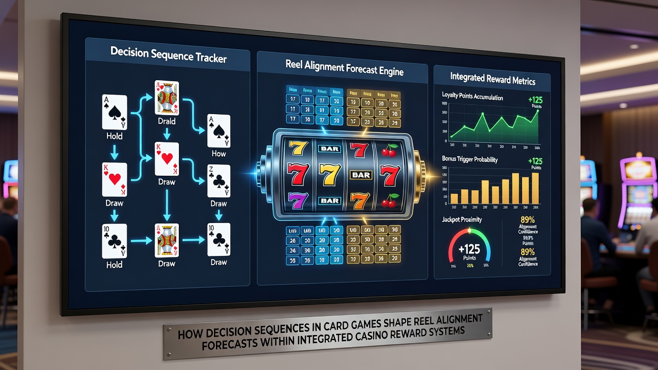 Illustration der Integration von Kartenspiel-Daten in Slot-Walzen-Prognosen innerhalb von Belohnungsökosystemen